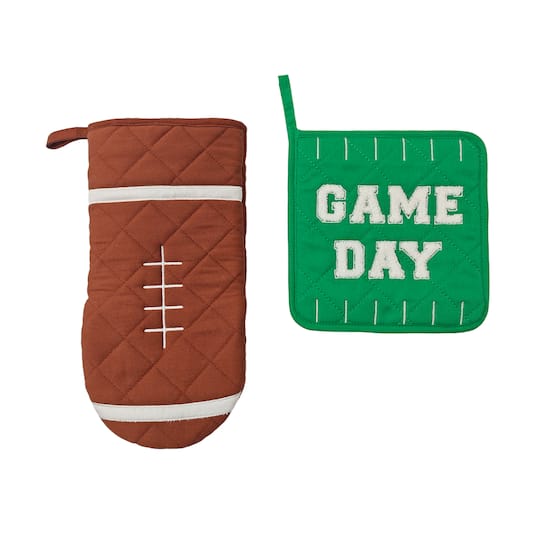 Football Oven Mitt Set by Celebrate It™